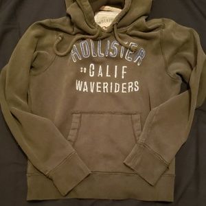 Hollister green hoodie